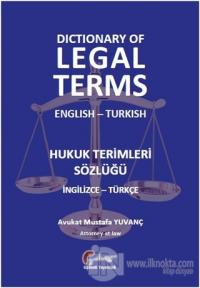 Hukuk Terimleri Sözlüğü (İngilizce-Türkçe) (Ciltli)