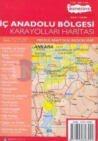 İç Anadolu Bölgesi Karayolları Haritası