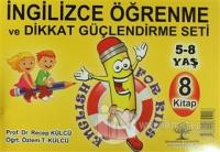 İngilizce Öğrenme ve Dikkat Güçlendirme Seti Kutulu (8 Kitap)