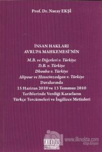 İnsan Hakları Avrupa Mahkemesi'nin Verdiği Kararların Türkçe Tercümeleri ve İngilizce Metinleri
