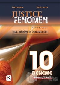 Justice Fenomen Adli Hakimlik Tamamı Çözümlü 10 Deneme