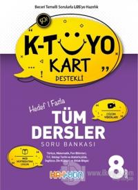 K-Tüyo Kart Destekli Hedef 1 Fazla Tüm Dersler Soru Bankası 8. Sınıf