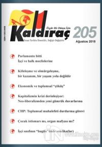 Kaldıraç Dergisi Sayı: 205 Ağustos 2018
