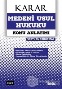 Karar Medeni Usul Hukuku Konu Anlatımı 2021