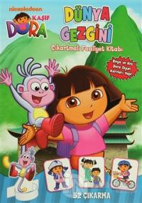 Kaşif Dora Dünya Gezgini Çıkartmalı Faaliyet Kitabı