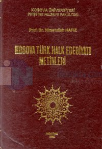Kosova Türk Halk Edebiyatı Metinleri