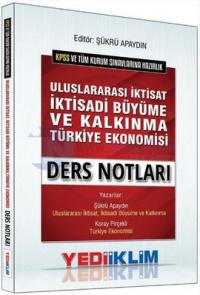 KPSS-A Grubu Uluslararası İktisat, İktisadi Büyüme ve Kalkınma, Türkiye Ekonomisi Ders Notları