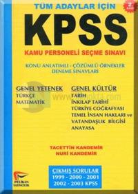 KPSS B Genel Kültür - Genel Yetenek 2003