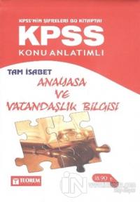 KPSS Tam İsabet Anayasa ve Vatandaşlık Bilgisi Konu Anlatımlı