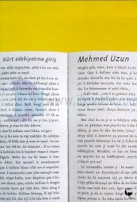 Kürt Edebiyatına Giriş
