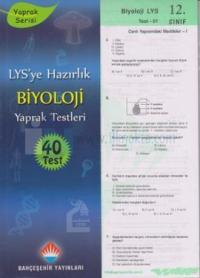 LYS'ye Hazırlık Biyoloji Yaprak Testleri 12. Sınıf