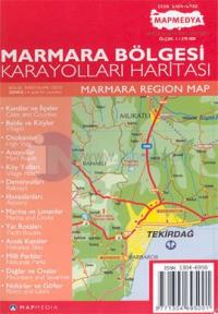 Marmara Bölgesi Karayolları Haritası