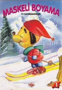 Maskeli Boyama Serisi TV Kahramanları - 4 Kitap Takım