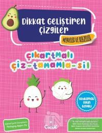 Meyveler ve Sebzeler - Dikkat Geliştiren Çizgiler