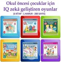 Okul Öncesi Çocuklar İçin IQ Zeka Geliştiren Oyunlar (6 kitap)