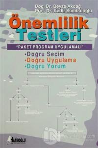 Önemlilik Testleri Paket Program Uygulamalı