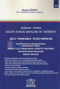 Özel Yasalarla İlgili Davalar - 13. Cilt