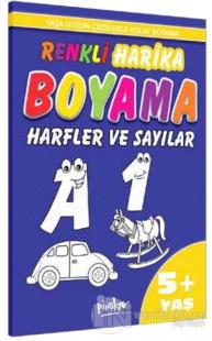 Renkli Harika Boyama Harfler ve Sayılar 5+ Yaş