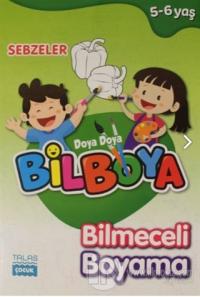 Sebzeler - Doya Doya Bil Boya Bilmeceli Boyama (5-6 Yaş)