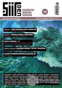Şiirden İki Aylık Şiir Dergisi Sayı: 48 Temmuz - Ağustos 2018