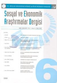 Sosyal ve Ekonomik Araştırmalar DergisiSayı: 6