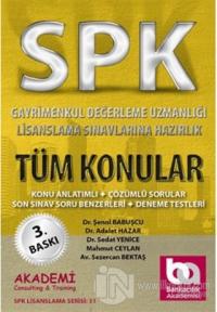 SPK Gayrimenkul Değerleme Uzmanlığı Lisanslama Sınavlarına Hazırlık Tüm Konular