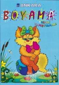 Stickerli Kalın Boyama - Açık Mavi
