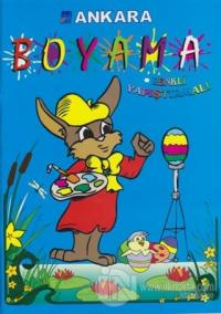 Stickerli Kalın Boyama - Mavi