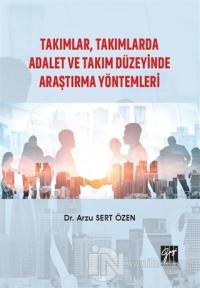 Takımlar, Takımlarda Adalet ve Takım Düzeyinde Araştırma Yöntemleri
