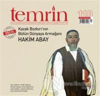 Temrin Aylık Düşünce ve Edebiyat Dergisi Sayı: 110 Aralık 2020