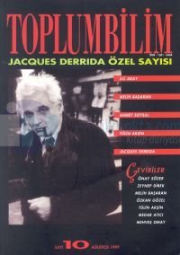 Toplumbilim Sayı: 10 Jacques Derrida Özel Sayısı