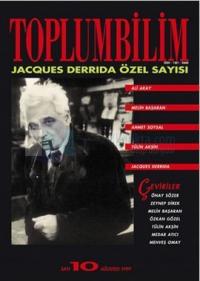 Toplumbilim Sayı: 10 Jacques Derrida Özel Sayısı