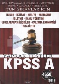 Tüm Sınavlar İçin KPSS A Hukuk Yaprak Testler