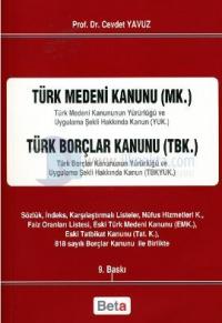 Türk Medeni Kanunu Borçlar Kanunu