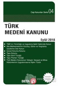 Türk Medeni Kanunu (Eylül 2018)