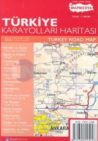 Türkiye Karayolları HaritasıTurkey Road Map