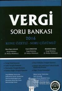 Vergi Soru Bankası 2016 - Konu Özetli Soru Çözümlü