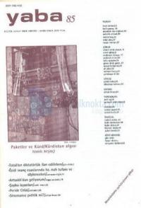 Yaba Edebiyat Dergisi Sayı: 85