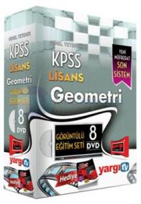 Yargı 2014 KPSS Lisans Geometri Görüntülü Eğitim Seti 8 DVD
