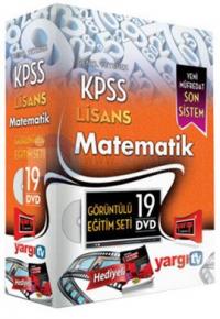 Yargı 2014 KPSS Lisans Matematik Görüntülü Eğitim Seti 19 DVD