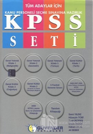 Tum Adaylar Icin Kamu Personeli Secme Sinavina Hazirlik Kpss Seti 20