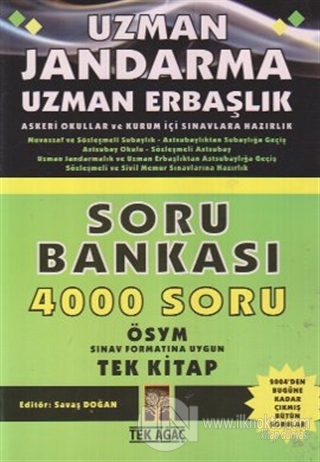 Uzman Jandarma Uzman Erbaslik Askeri Okullar Ve Kurum Ici Sinavlara Ha