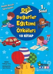 1. Sınıf DEÖ Değerler Eğitimi Öyküleri - (10 Kitap Takım)