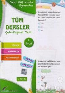 1.Sınıf Tüm Dersler Çek Kopart Yaprak Test