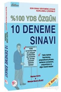 % 100 YDS Özgün 10 Deneme Sınavı 2016