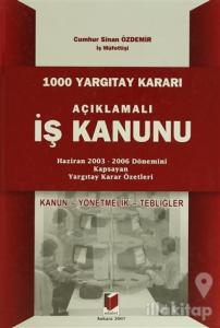 1000 Yargıtay Kararı Açıklamalı İş Kanunu (Ciltli)