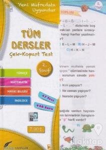 2. Sınıf Tüm Dersler Çek Kopart Yaprak Test