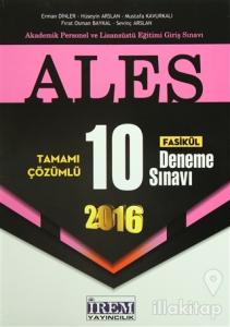 2016 ALES Tamamı Çözümlü 10 Fasikül Deneme Sınavı