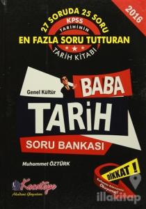 2016 KPSS Baba Tarih Genel Kültür Soru Bankası