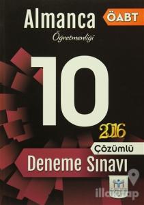 2016 ÖABT Almanca Öğretmenliği Çözümlü 10 Deneme Sınavı